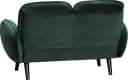ATLANTIC HOME COLLECTION 2-Sitzer Sofa Ben Grün Samtstoff Bild 3