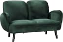 ATLANTIC HOME COLLECTION 2-Sitzer Sofa Ben Grün Samtstoff Bild 5