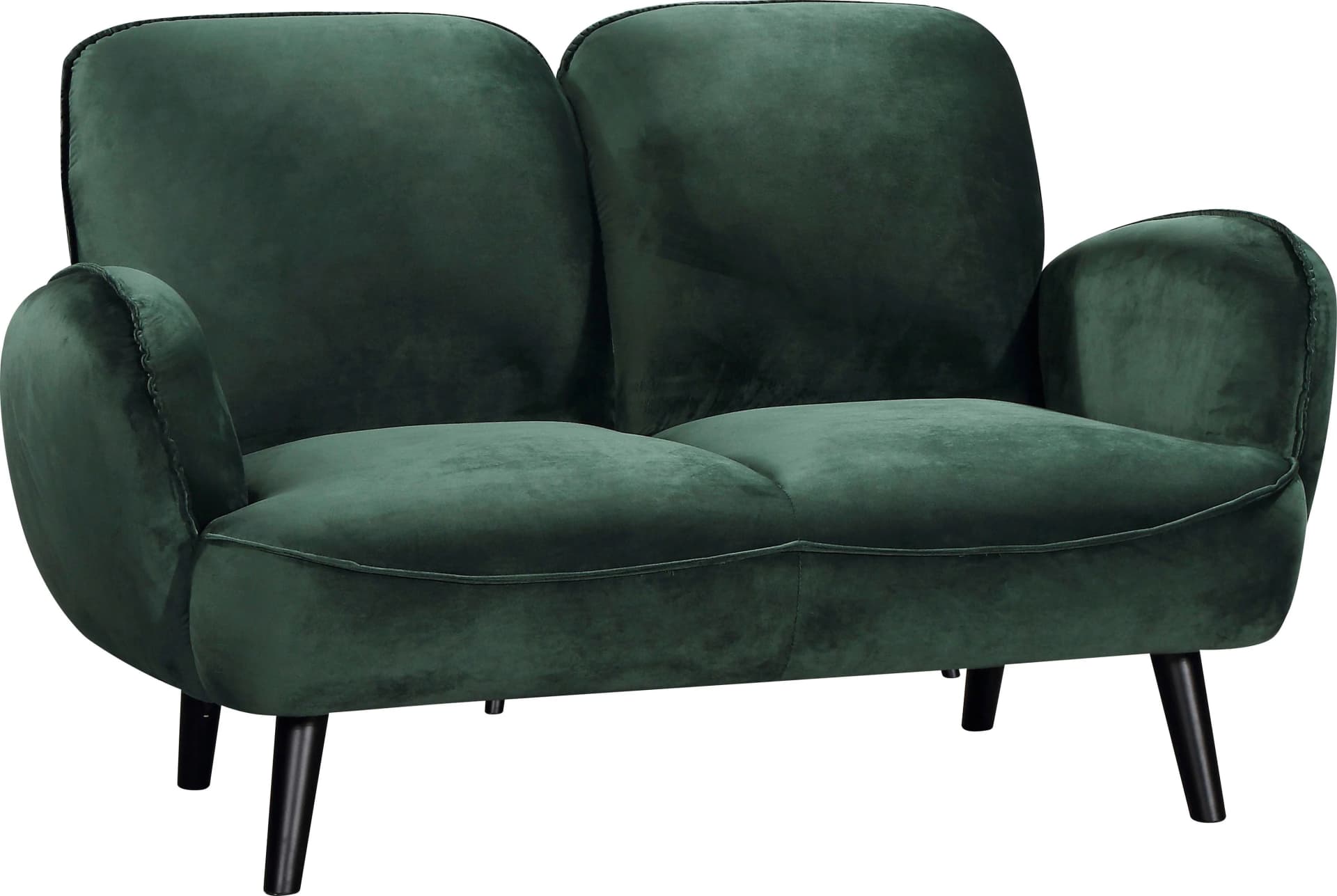 ATLANTIC HOME COLLECTION 2-Sitzer Sofa Ben Grün Samtstoff - Bild 5