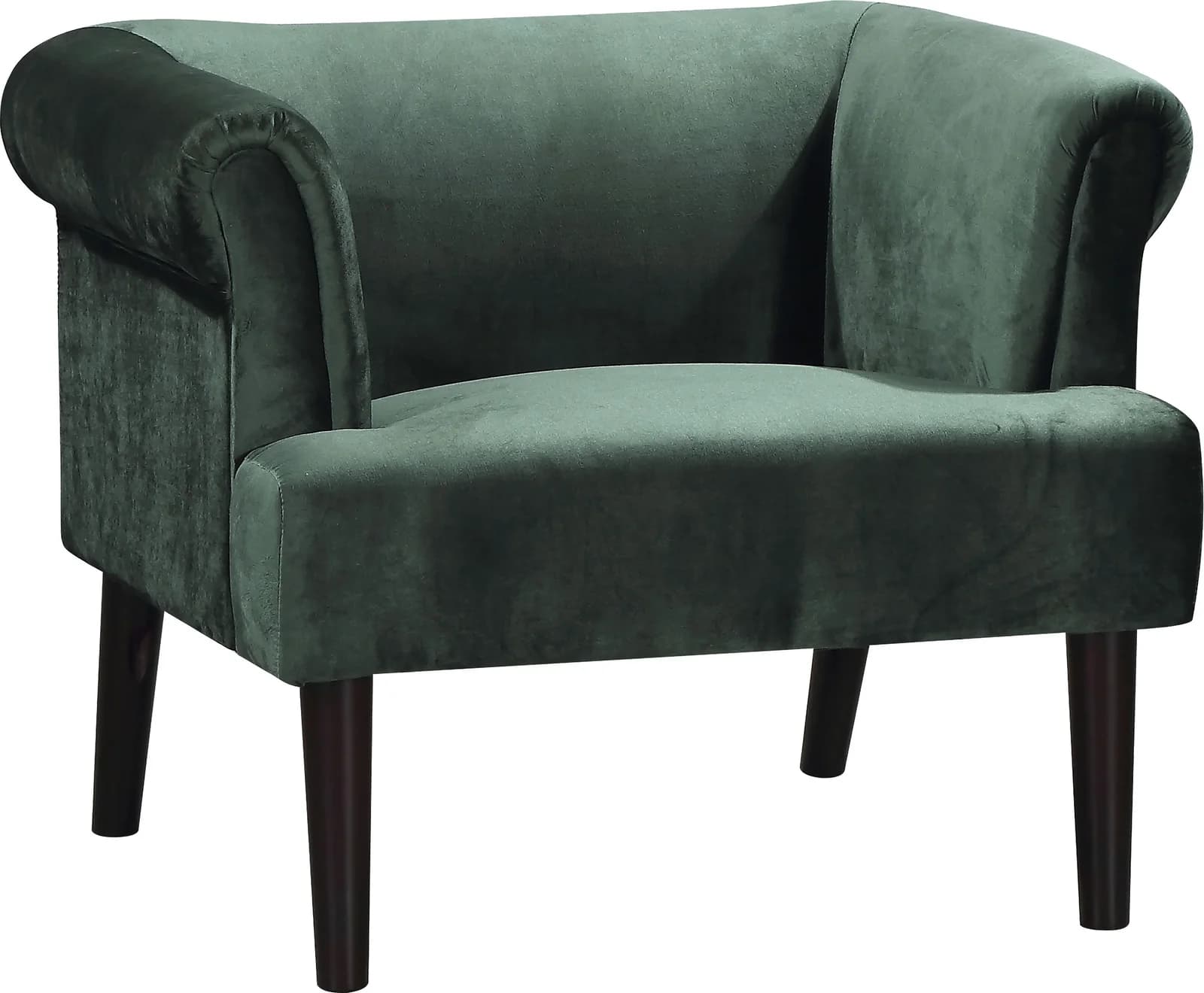 ATLANTIC HOME COLLECTION Sessel Charlie Grün Samtvelours