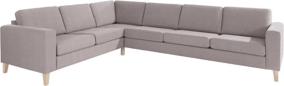 ATLANTIC HOME COLLECTION Ecksofa Terra L-Form Grau Polypropylen - Bild 3