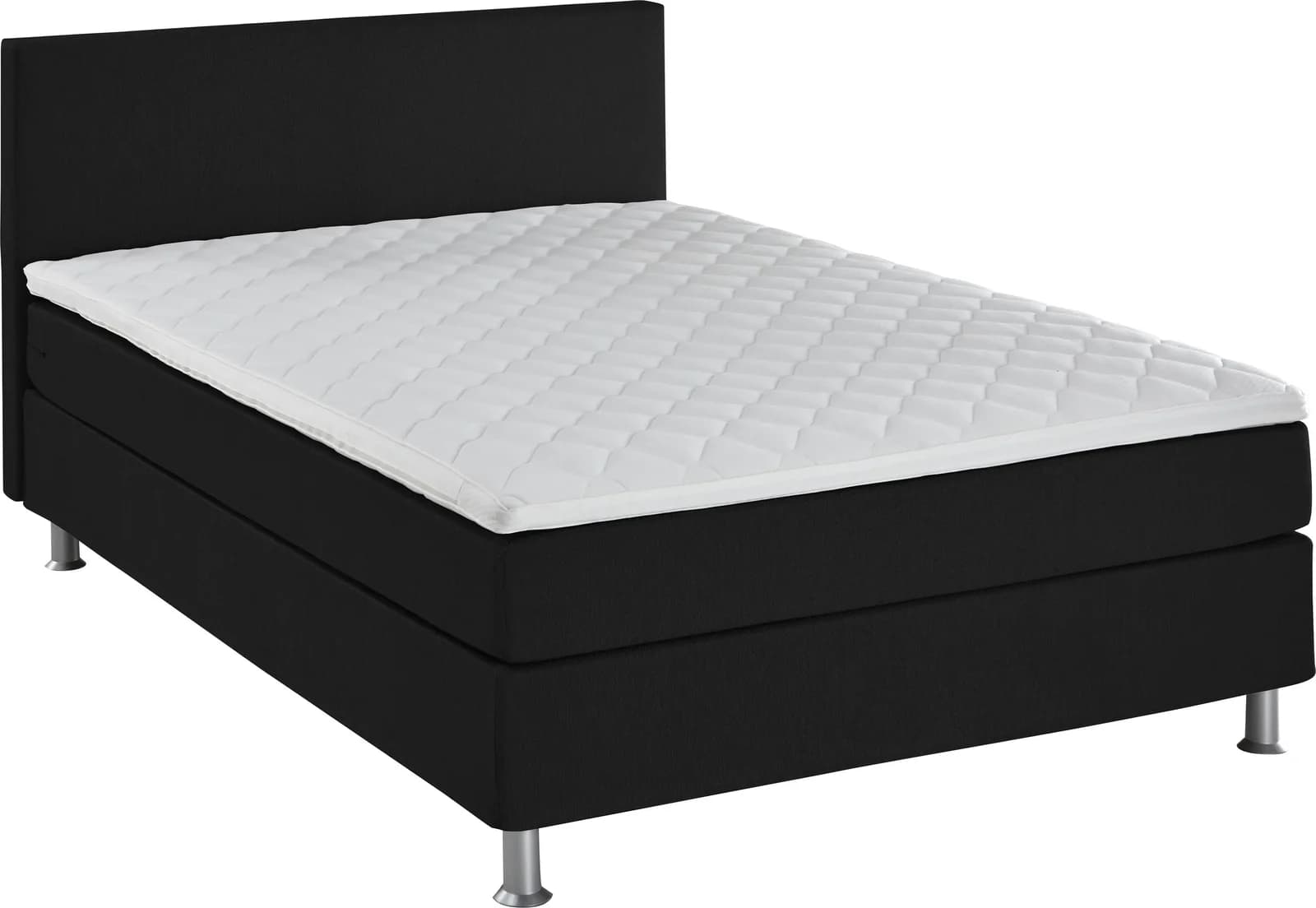 ATLANTIC HOME COLLECTION Boxbett Edison Schwarz mit Matratze