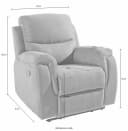 ATLANTIC HOME COLLECTION Relaxsessel Diana Dunkelgrau mit Relaxfunktion Bild 5