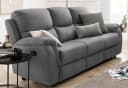 ATLANTIC HOME COLLECTION 3-Sitzer Sofa Diana Grau Relaxfunktion Bild 2