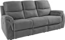 ATLANTIC HOME COLLECTION 3-Sitzer Sofa Diana Grau Relaxfunktion Bild 3