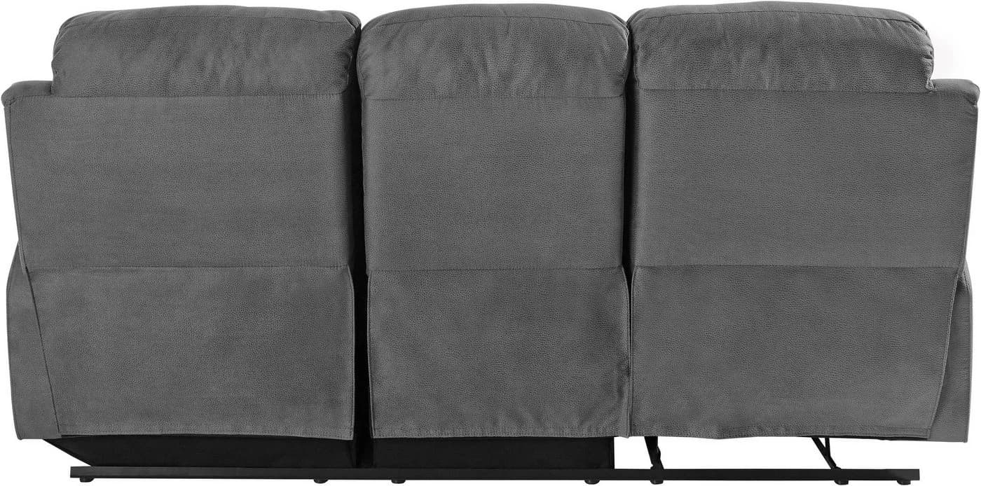 ATLANTIC HOME COLLECTION 3-Sitzer Sofa Diana Grau Relaxfunktion - Bild 4