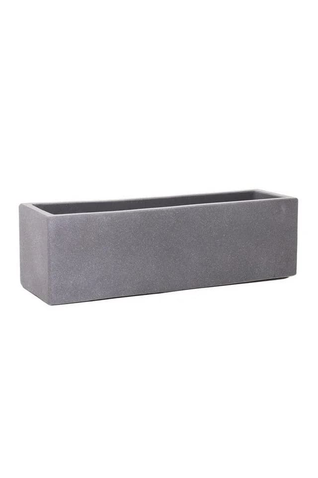 VIVANNO Balkonkasten Beton Grau Matt Modern - Bild 2
