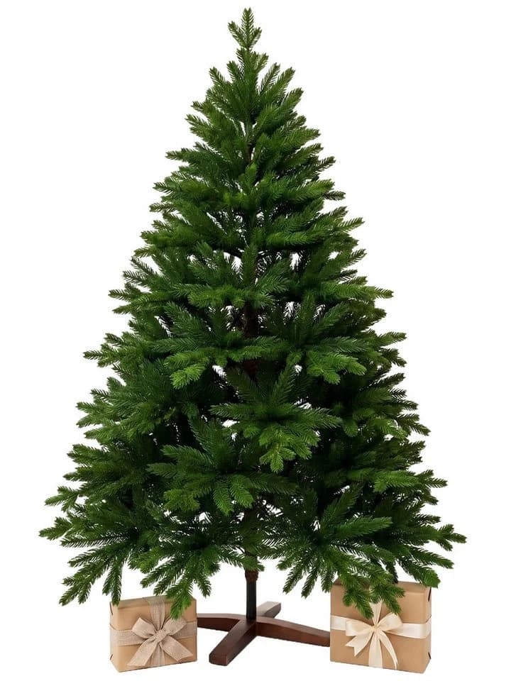 VIVANNO Künstlicher Weihnachtsbaum NORDMANN 150 Rund Grün - Bild 2