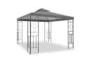habeig Pavillon Romantika 3x3m Wasserdicht Metall Anthrazit Bild 2