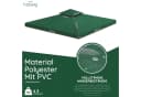 habeig Pavillon-Ersatzdach 3x3m Grün PVC Wasserdicht Bild 2