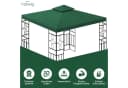 habeig Pavillon-Ersatzdach 3x3m Grün PVC Wasserdicht Bild 3