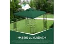 habeig Pavillon-Ersatzdach 3x3m Grün PVC Wasserdicht Bild 4