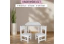 habeig Kindersitzgruppe Tisch & 2 Stühle Weiß Modern Bild 5