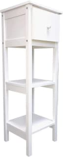 habeig Beistelltisch Badschrank Flurtisch Salontisch Badezimmerschrank Tisch Weiß Bild 2