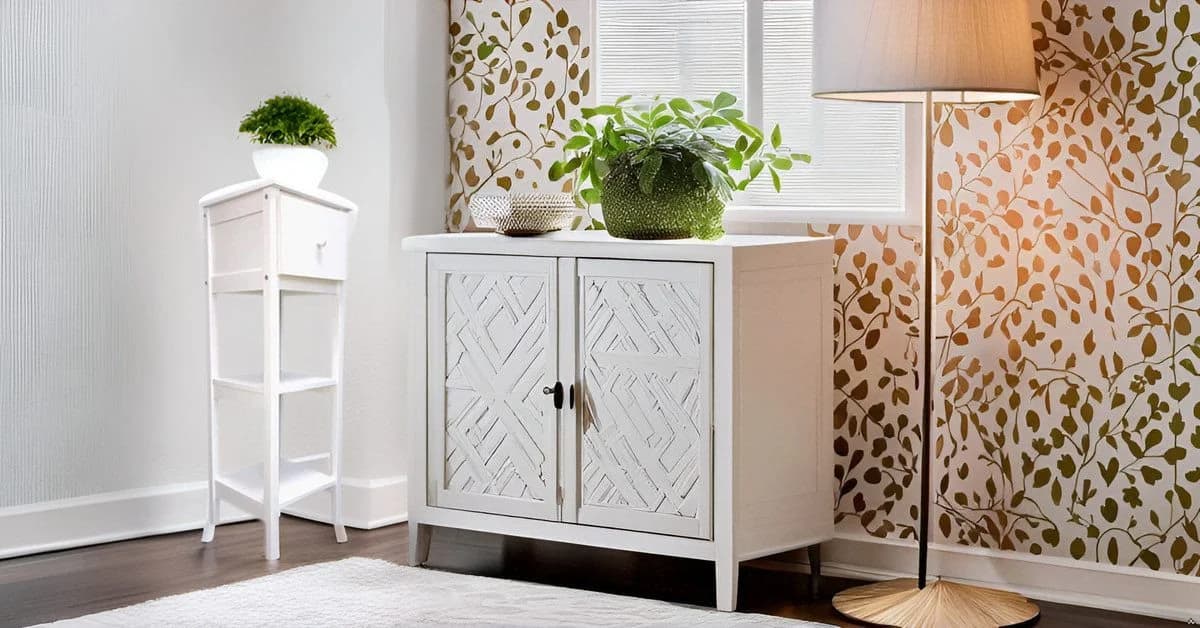 habeig Beistelltisch Badschrank Flurtisch Salontisch Badezimmerschrank Tisch Weiß - Bild 3