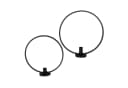 habeig Kerzenhalter 2er Set Kerzenhalter-Ring Schwarz Bild 4
