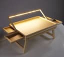 habeig Puzzlematte Puzzlebrett Puzzletisch für 1.000 Teile mit Licht Bild 1