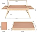 habeig Puzzlematte Puzzlebrett Puzzletisch für 1.000 Teile mit Licht Bild 3