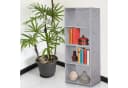 habeig Bücherregal Tube Grau 4 Fächer Standregal Bild 5