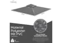 habeig Pavillon-Ersatzdach Anthrazit PVC Wasserdicht 300x300cm Bild 1