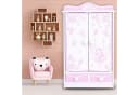 habeig Puppenkleiderschrank mit Schubladen und Kleiderstange Bild 2