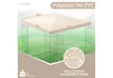 habeig Pavillon-Ersatzdach Beige PVC-Beschichtung Wasserdicht Bild 4