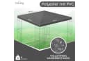 habeig Pavillon-Ersatzdach Anthrazit PVC-Beschichtung Wasserdicht Bild 5