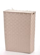 Lycce Nischen-Wäschekorb Stoff Geflochten Beige Bild 2