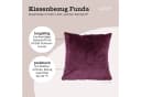 Lycce FUNDA Retro Samt Kissenbezug Berry 40x40 cm Bild 1