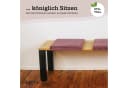 Lycce Klemmkissen Samt 40cm Breite mit Klemmleiste Bild 5