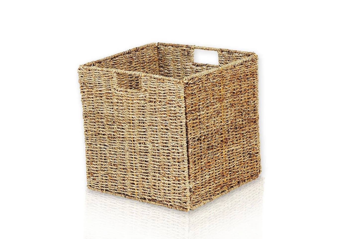 Lycce Regalkorb Kallax Einsatz Seegras Schwarz 33x33x33 cm - Bild 2