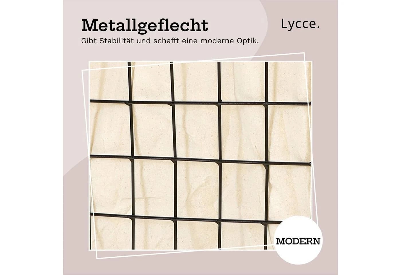 Lycce Regalkorb Industry Aufbewahrungskorb Metall schwarz - Bild 4