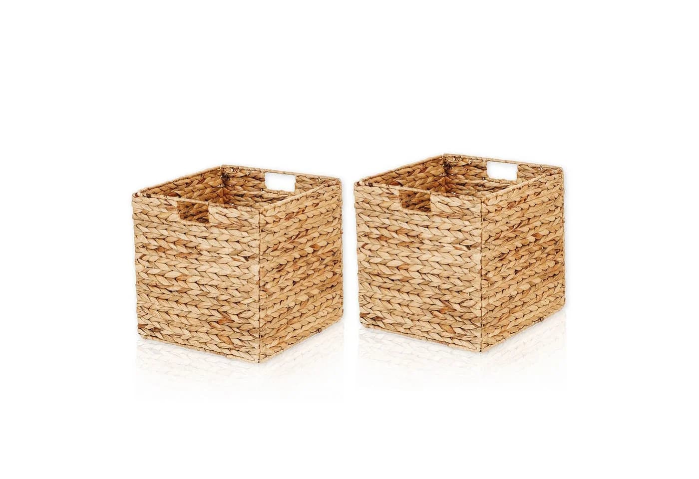 Lycce Regalkorb Kallax Einsatz Wasserhyazinthe Natur 2er Set - Bild 2