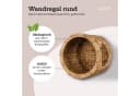 Lycce Wandregal Wasserhyazinthe Beige Geflochten Bild 1