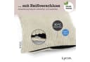 Lycce Dekokissen Kissenbezug Cordstoff Beige 40x40cm Bild 5