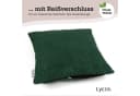 Lycce Dekokissen Kissenbezug Cordstoff Grün 40x40cm Bild 5
