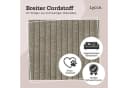 Lycce Dekokissen Kissenbezug Cordstoff Taupe 40x40cm Bild 1
