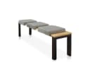 Lycce Klemmkissen Sitzkissen DELUXE 1 Leiste super breiter Cordstoff Bild 2