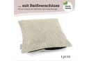 Lycce Dekokissen Kissenbezug 2er Set Cord Stoff 40x40 cm Bild 5