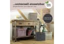 Lycce Regalkorb Kallax Boxen Cord 4er Set Beige Faltbar Bild 5