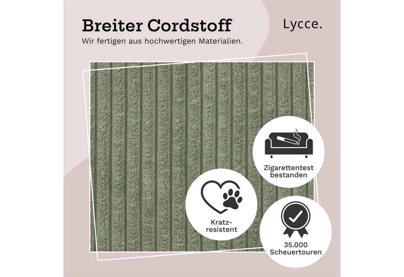 LYCCE Aufbewahrungsbox Cord Faltbar Salbeigrün für Ikea Kallax - Bild 5