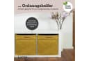Lycce Aufbewahrungsbox Cord 2er Pack Senfgelb für Ikea Kallax Bild 1