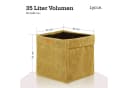 Lycce Aufbewahrungsbox Cord 2er Pack Senfgelb für Ikea Kallax Bild 4