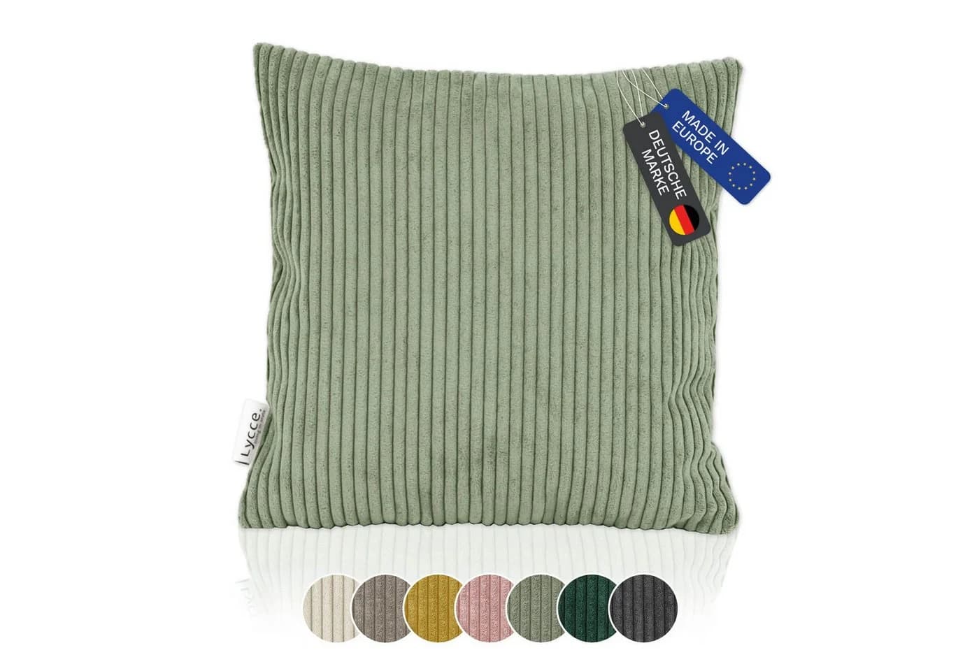Lycce Dekokissen Kissenbezug Cordstoff 40x40cm - Bild 2
