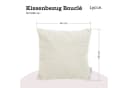 Lycce Dekokissen 2er Set Kissenhülle Bouclé 40x40 cm beige Bild 4