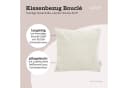 Lycce Dekokissen 2er Set Kissenhülle Bouclé 40x40 cm beige Bild 5