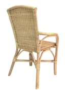 Dekoleidenschaft Rattanstuhl 4 Modelle Natur Lackiert mit Armlehne Bild 3