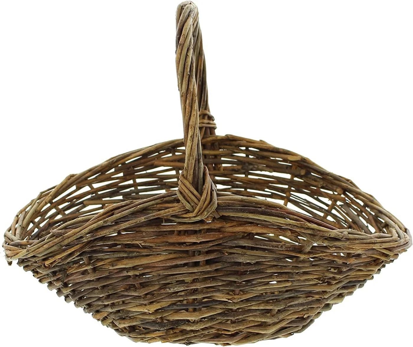 Dekoleidenschaft Bügelkorb Natur Weide Braun 37x27 cm - Bild 3