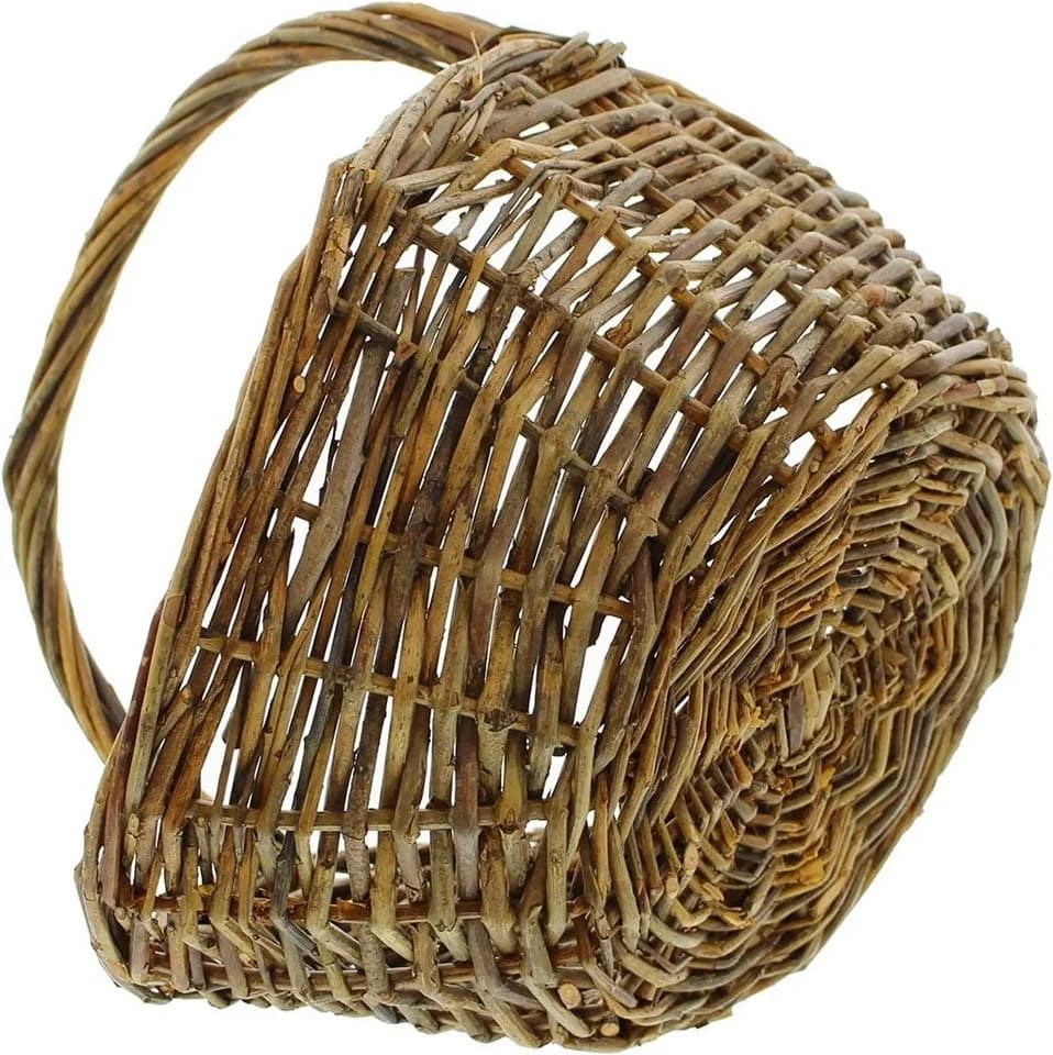Dekoleidenschaft Bügelkorb Natur Weide Braun 37x27 cm - Bild 5