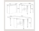 Rodnik Esstisch Amelie Klappbar Braun Modern Bild 1